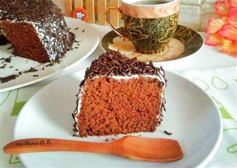 Resep Sponge Cake Coklat Kukus Simple Oleh Ma2 Khansa A N Cookpad