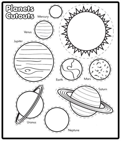 Free Printable Solar System Coloring Pages For Kids