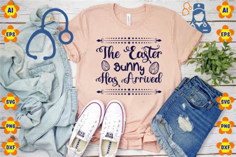 The Easter Bunny Has Arrived Gráfico por I DESIGN4U Creative Fabrica