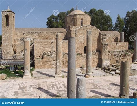 The Historic Church Of Ayia Kyriaki Chrysopolitissa In Paphos Cyprus