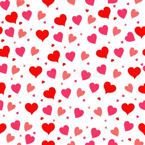 Seamless Heart Pattern Stock Vector Illustration Of Texture