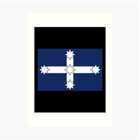 Eureka Stockade Flag Art Prints | Redbubble