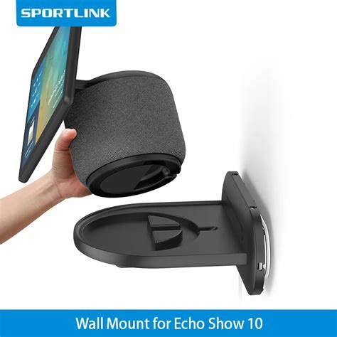 Sportlink For Alexa Echo Show Wall Mount Stand Speaker Holder Built