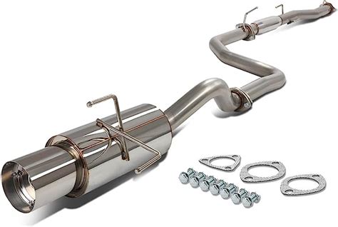 Cat Back Systems DNA Motoring CBE CS99 V6V8 3DR Stainless Steel Catback