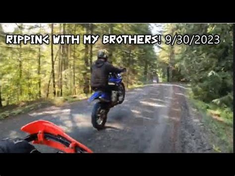 Ripping Dirt Bikes With My Brothers Youtube