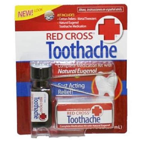 Product Of Red Cross Toothache Relief Kit Count 1 8 Oz Toothache And Mouth Remedy Grab