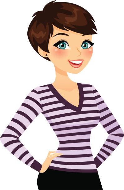 Short Hair Illustrations Royalty Free Vector Graphics And Clip Art Istock