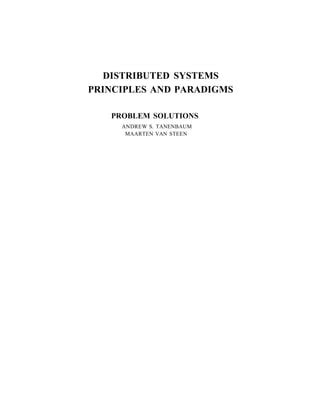 Distributed Systems Principles And Paradigms Pdf