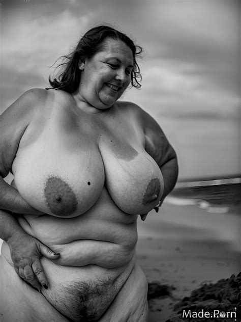 Beach Voyeur Bbw Vintage Nude Big Tits Gigantic Boobs Created By AI