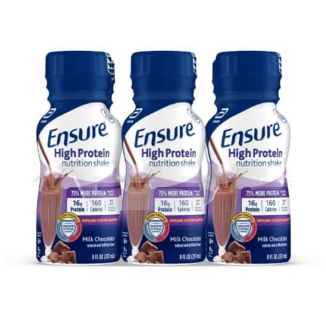 Ensure® High Protein Milk Chocolate Ready-to-Drink Nutrition Shakes, 6 pk / 8 fl oz - Pick ‘n Save