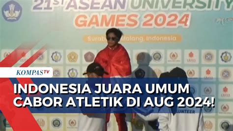 Indonesia Juara Umum Cabor Atletik Asean University Games Emas