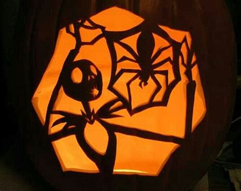 20 Spider Design For Pumpkin Carving