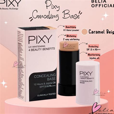 Jual ART R75N BELIA PIXY Concealing Base 9g UV Whitening 4 Beauty