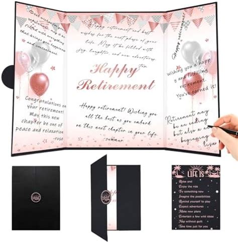 Amazon Holkcog Retirement Rose Gold Guest Book Alternative