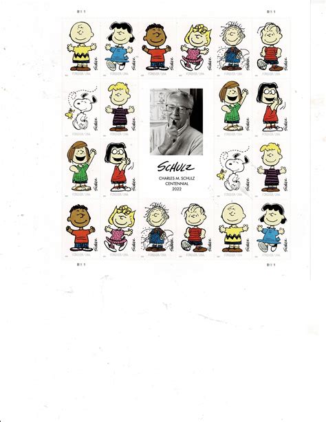 Schulz Charlie Brown Peanuts Forever Us Postage Sheet 5726 35 Vf Mnh