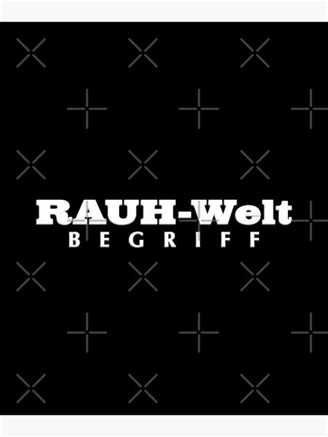 RWB Rauh Welt Begriff Poster For Sale By Subieliu Redbubble