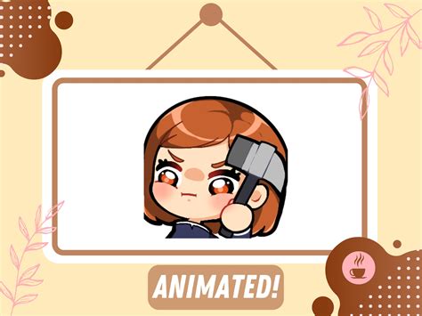 ANIMATED bonk Emote / Cute Anime Emote for Twitch - Etsy