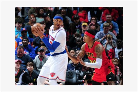 Nba Carmelo Anthony 45 Pts Highlights Knicks Vs Hawks - Carmelo Anthony Post Play - 870x500 PNG ...