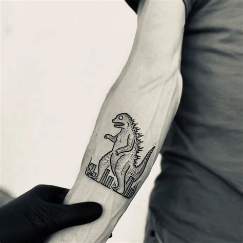 Godzilla Tattoo Ideas Dyneroshen