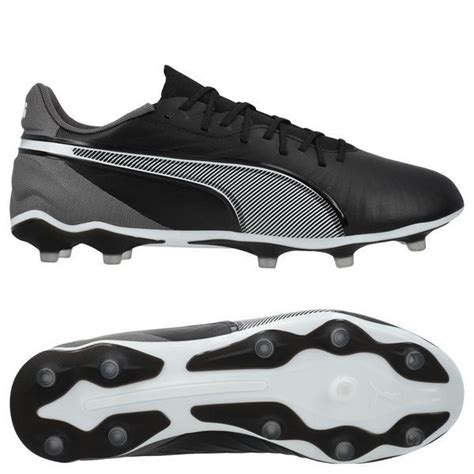 Puma King Match Fg Ag Eclipse Schwarz Wei Cool Dark Gray