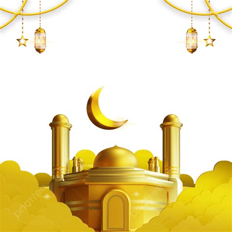 Mezquita Para Tarjeta De Felicitación Ramadhan Png Dibujos Ramadán