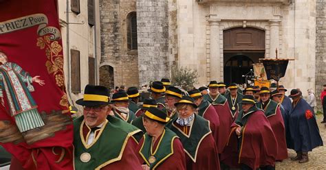 Bourg Saint Andéol Saint Vincent le patron des vignerons fêté et honoré