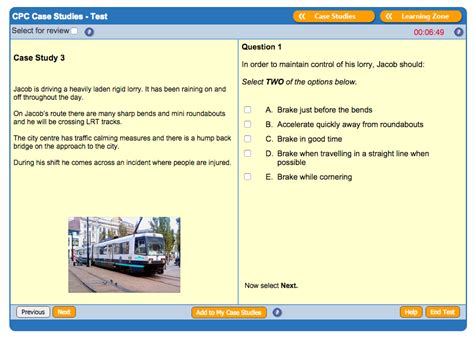 Lgv Driver Cpc Module 2 Theory Test Driving Theory 4 All