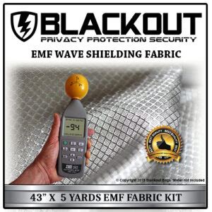 Cell Block RF Wave Shielding Fabric - Blackout Faraday Bag EMF RF EMP ...