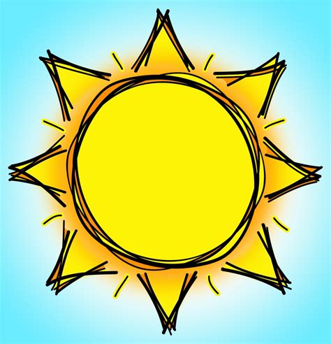 Clip Art Cartoon Sun Clipart Best