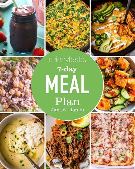 Free 7 Day Healthy Meal Plan Jan 15 21 Nature S Gateway