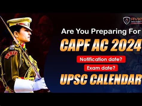 Upsc Capf Ac Capf Ac Notification Exam Date How To