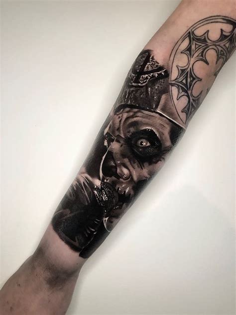 Papa Emeritus Ii Tattoo Tattoos Band Papa