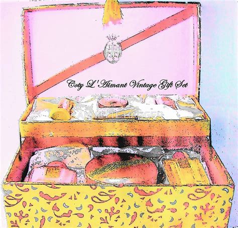 "Coty L'Aimant Vintage Gift Set" by ANNETTE HAGGER | Redbubble