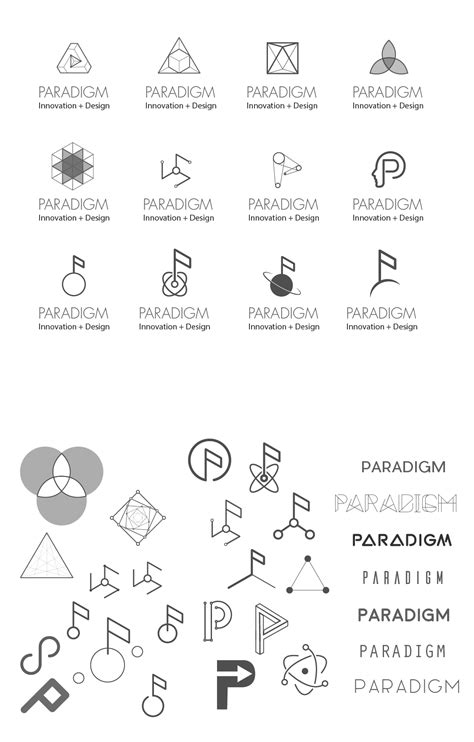 Paradigm Logo Development On Behance