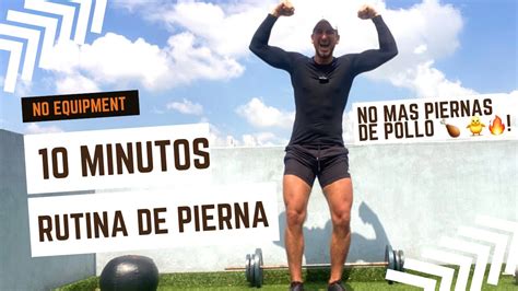 Rutina Intensa De Pierna En Minutos Intense Legs Workout Youtube