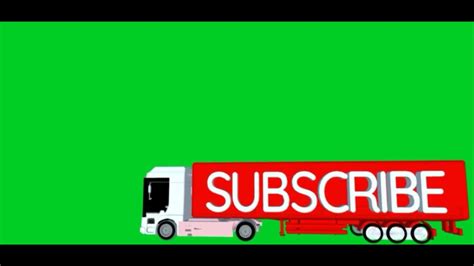 Subscribe Button Alert Green Screen Animation No Copyright Designed