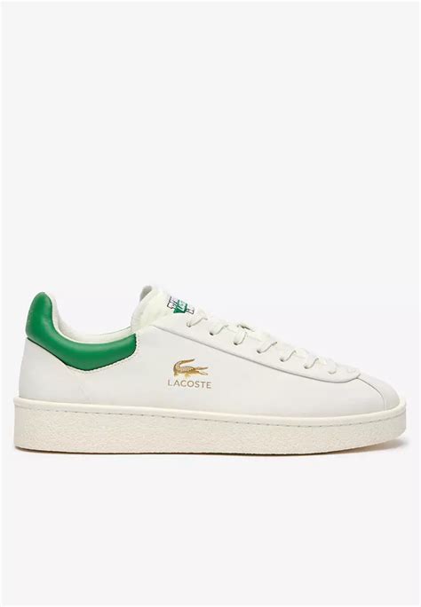 Buy Lacoste Mens Baseshot Premium Leather Trainers 2024 Online