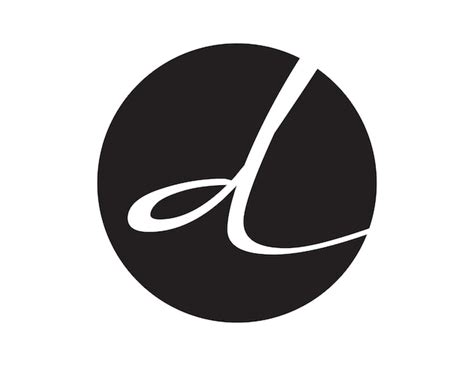 Premium Vector Elegant Script Logo Letter D