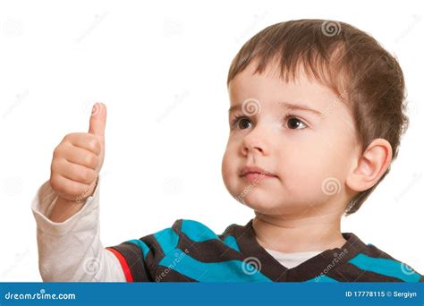 Happy Child With Thumb Up Royalty Free Stock Photo Image 17778115