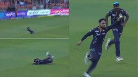 Ipl 2023 Rashid Khan Turned Match Kyle Mayers Catch In Gt Vs Lsg Match