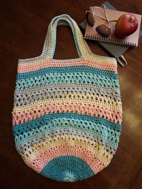 On The Go Market Bag Free Crochet Pattern Market Bag Crochet Market