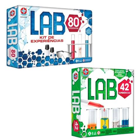 Kit De Experi Ncias E Atividades Lab Lab Estrela Shopee Brasil