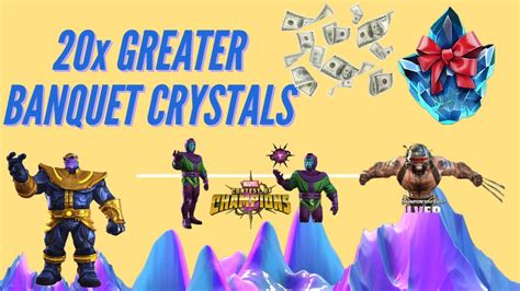 20x Greater Banquet Crystal Opening Marvel Contest Of Champions Youtube