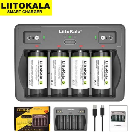 Liitokala Carregador De Bateria Inteligente Lii D D