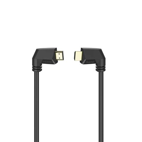 High Speed Hdmi™ Cable Plug Plug 90° Ethernet 2 M