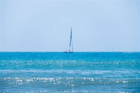 Premium Photo | Sailing yacht in mediterranean sea