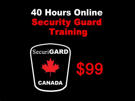 Security Guard Training Course | Online Security Guard Training | SECURGARD