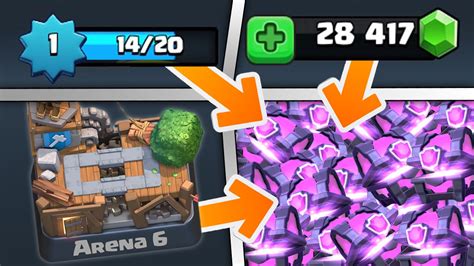 Clash Royale Chest Opening Level In Arena Gemming Spree Magical