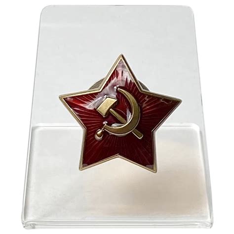 Звезда-кокарда РККА на подставке