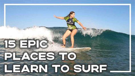 Où s initier au surf Apprentice surfers how to start